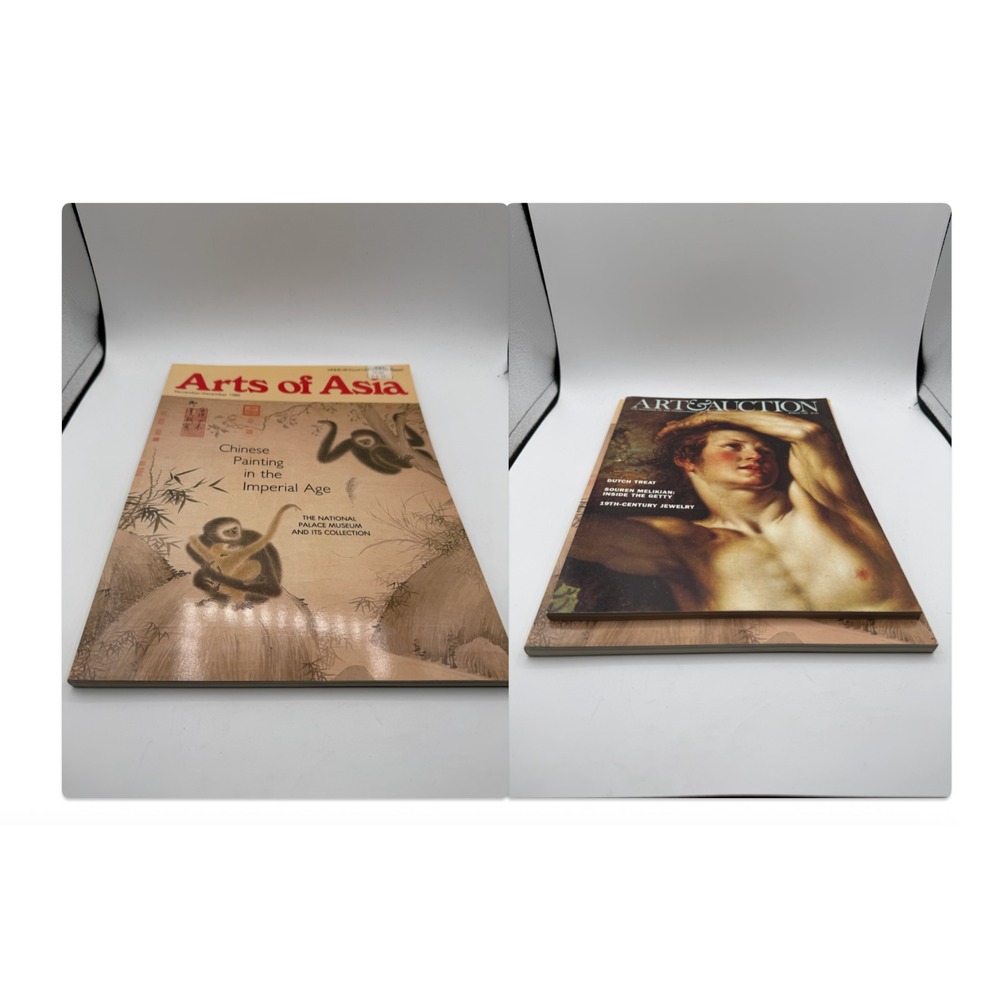 Art & Auction And Arts Of Asia Vintage Magazine Lot 2 Mar 1988 Nov-Dec 1986